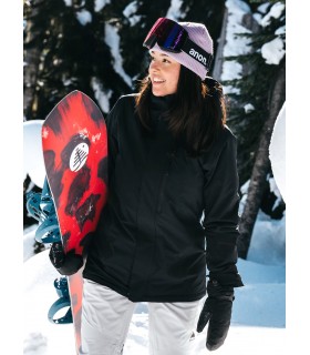 Жіноча куртка для сноуборда Burton чорна