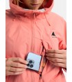 Жіноча куртка для сноуборда Burton рожева