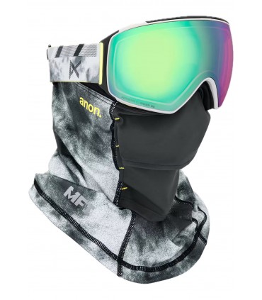 Технологічна маска для сноуборда Anon M4 сіра + додаткова лінза + маска для обличчя