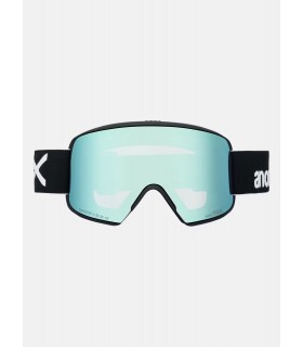 Маска для сноуборда Anon M6S чорна + додаткова лінза + маска для обличчя