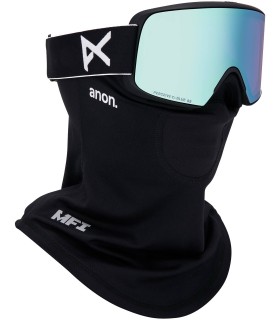 Маска для сноуборда Anon M6S чорна + додаткова лінза + маска для обличчя