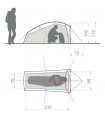 Намет для 1 людини Vaude Allround Taurus 1p для бекпекінгу