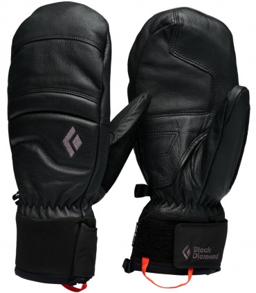 Рукавиці для сноуборда шкіряні Black Diamond Spark жіночі чорні