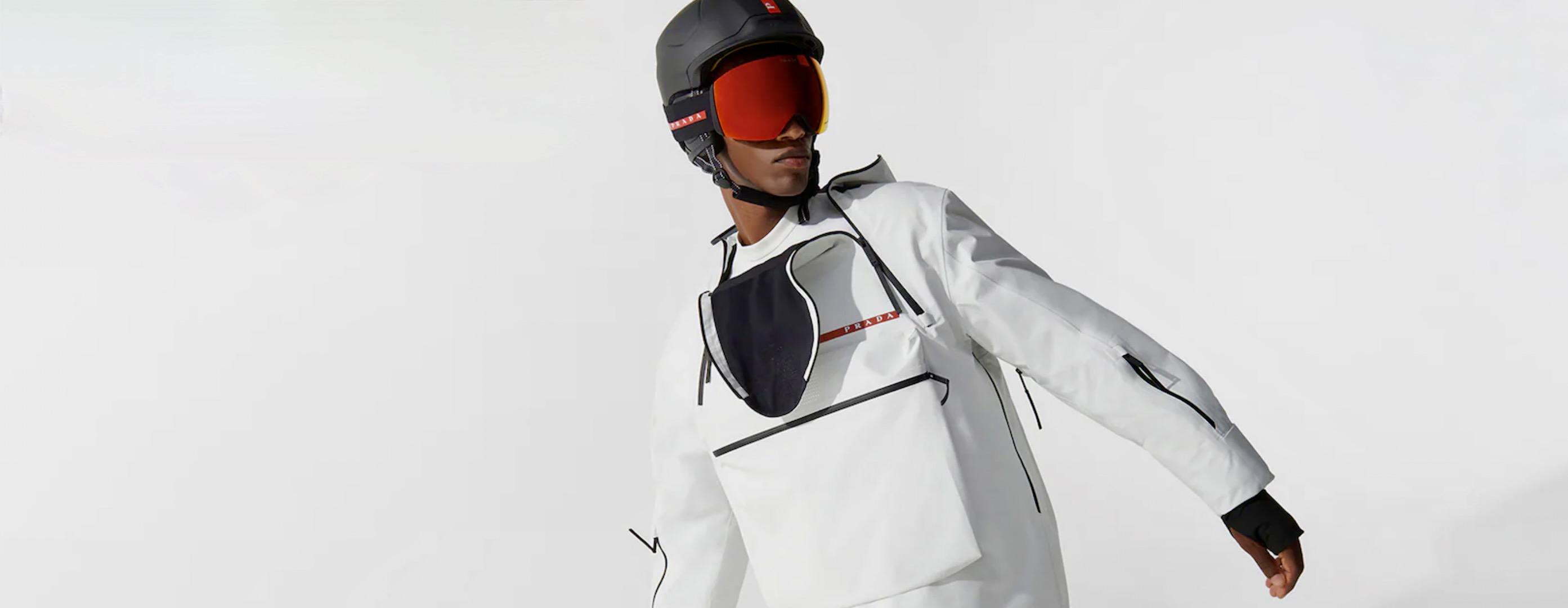 Маска и шлем для сноуборда Prada x Oakley